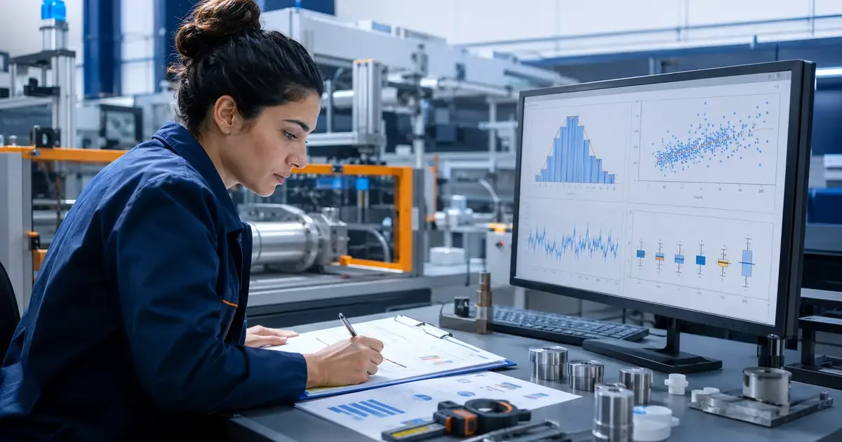 Groupe d'amélioration utilisant données, mesures et analyse structurée pour résoudre un problème industriel